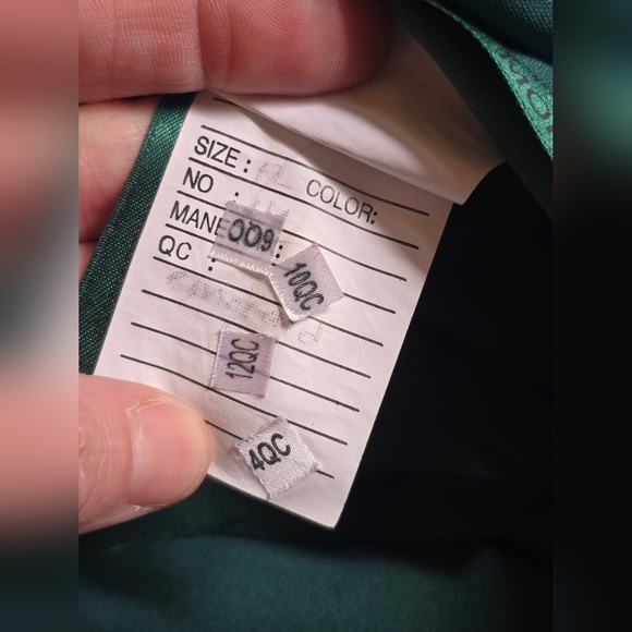 Mori Lee Madeline Gardner Ruffle Flutter Sleeve Dress Size 12 - Picture 9 of 9